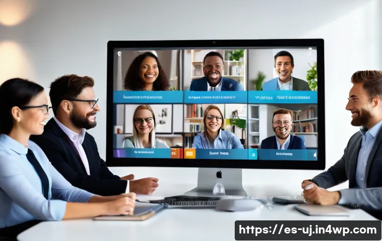 경력 회복탄력성을 높이는 커뮤니티 참여 - **Image Prompt: Bridging the Digital Divide with Community**
    A diverse group of five professiona...